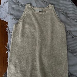 Sweater tank top